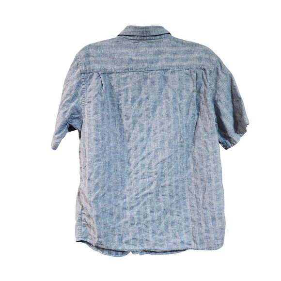 Weather Proof Vintage Linen Button Down Shirt Mens Size L - Picture 2 of 3